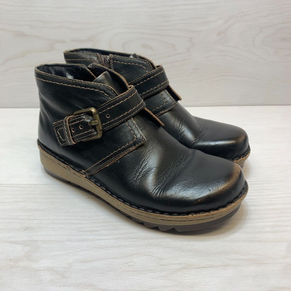 Naot‎ Luisia Ankle Bootie Women's Size 5 Black Leather Comfort Outdoor Boots